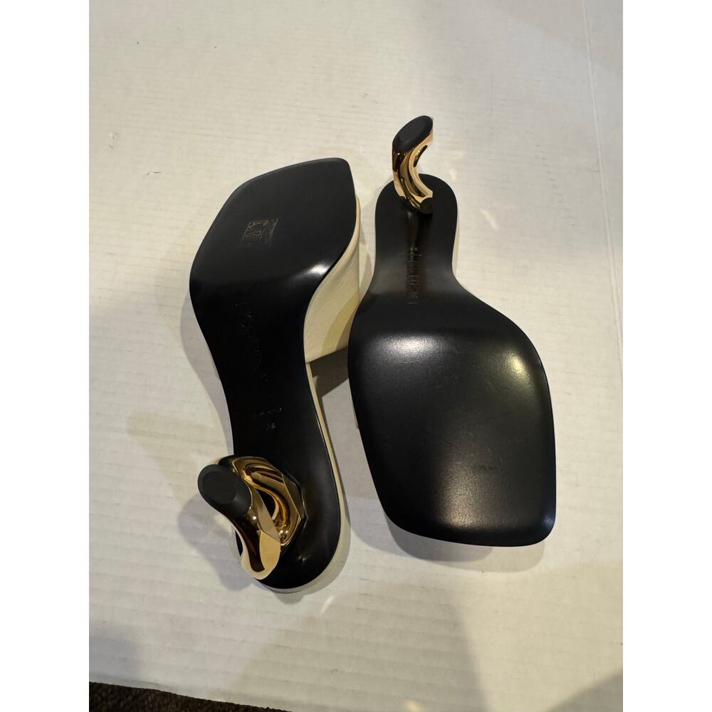 JW Anderson Chain Leather Mule Sandal White EU38 US8 NWOB - Picture 7 of 8